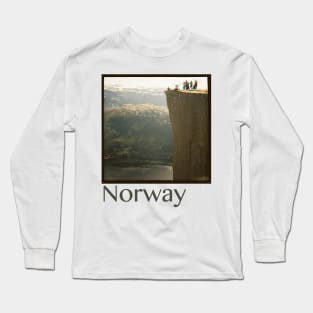 Pulpit Rock - Preikestolen - Rogaland, Norway - Diana 120mm Photograph Long Sleeve T-Shirt